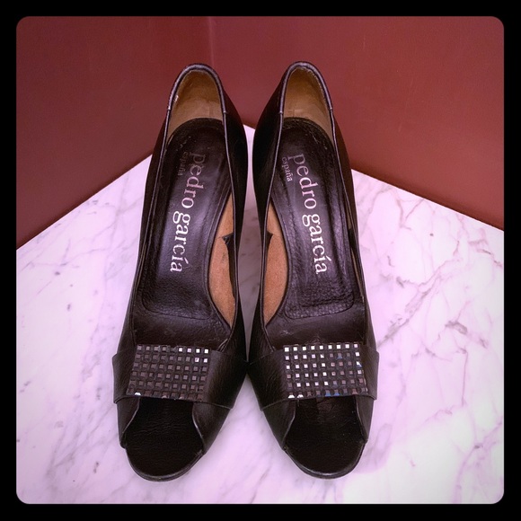 Pedro Garcia Open-Toe Heels - Picture 1 of 7